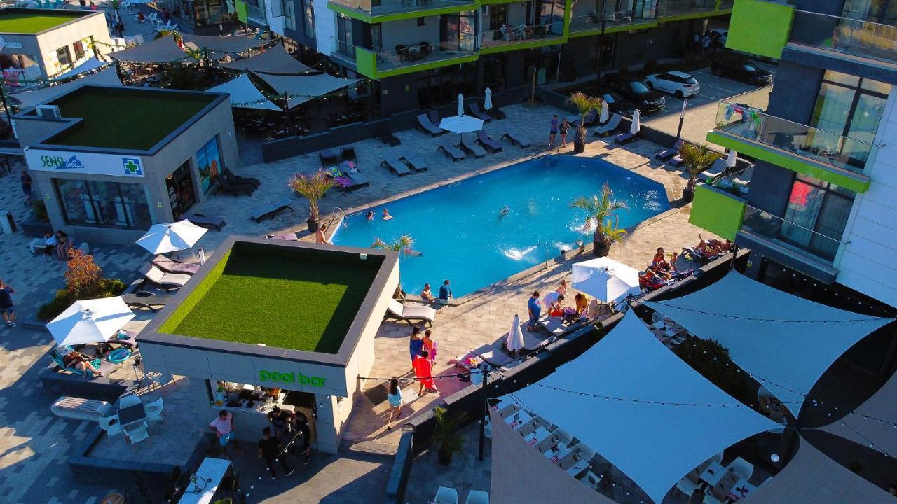 Cristalex Studio Aparthotel Pool & Spa Mamaia Nord Năvodari Buitenkant foto