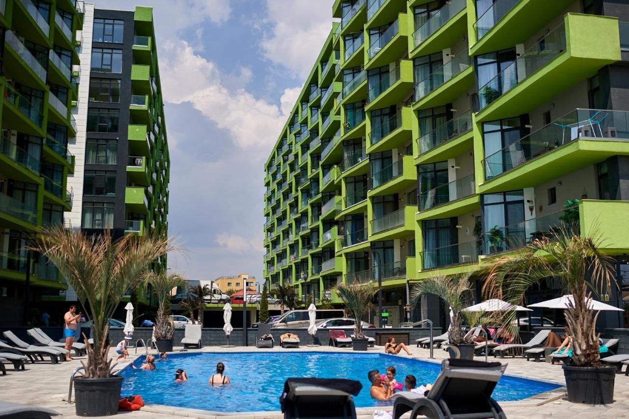 Cristalex Studio Aparthotel Pool & Spa Mamaia Nord Năvodari Buitenkant foto