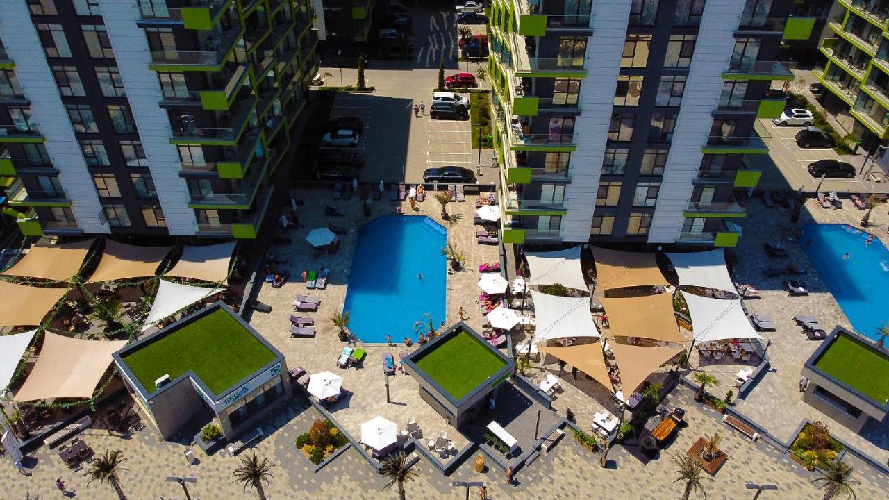 Cristalex Studio Aparthotel Pool & Spa Mamaia Nord Năvodari Buitenkant foto